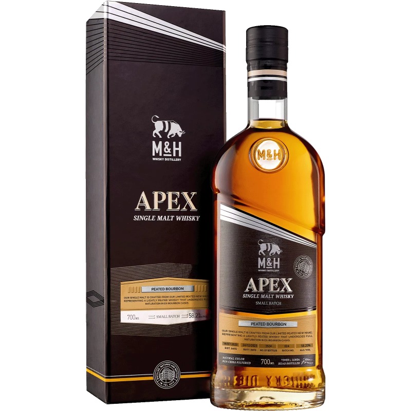 M&h Apex Peated Bourbon #24 Single Malt